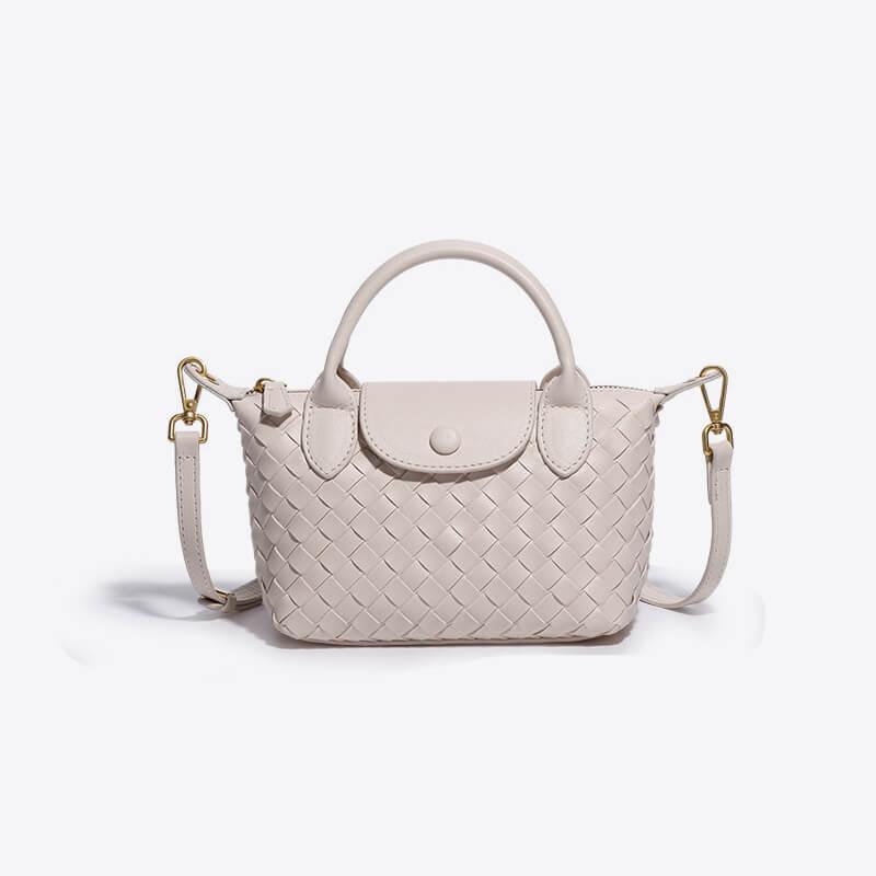 Braided Mini Bag Women – Compact Crossbody Bag with Shoulder Strap