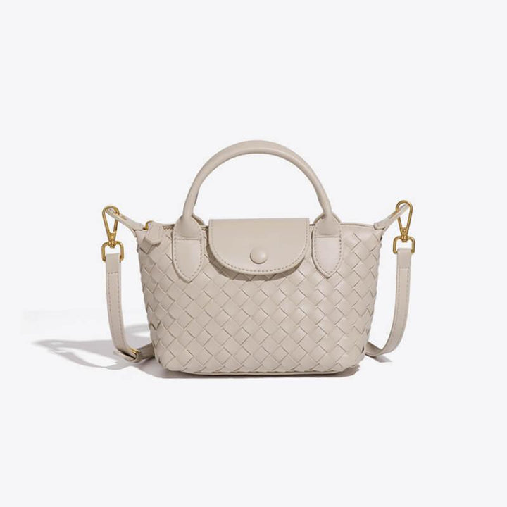Braided Mini Bag Women – Compact Crossbody Bag with Shoulder Strap