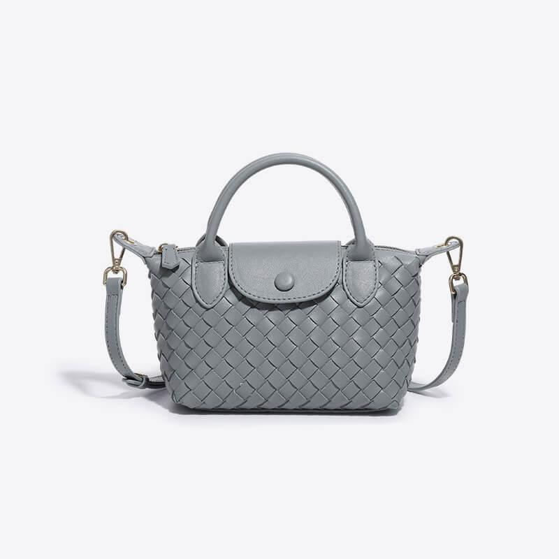 Braided Mini Bag Women – Compact Crossbody Bag with Shoulder Strap