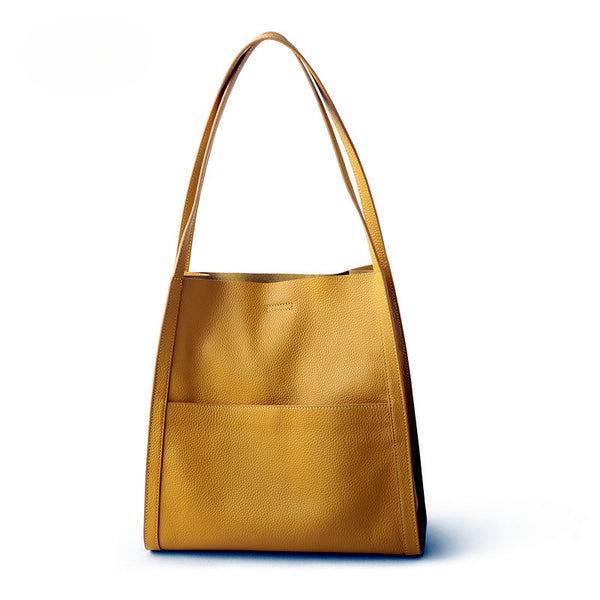 Women's handbag made of vegan leather – Classic shoulder bag for everyday & office use