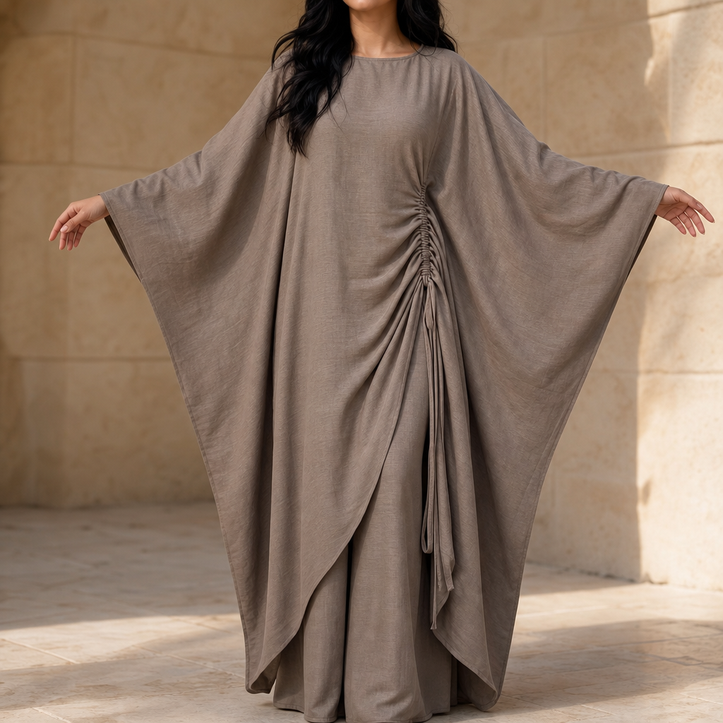 Elara | Zweiteiler mit Fledermausärmel-Kaftan und Hose