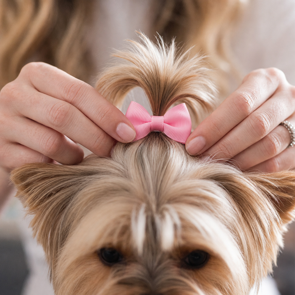Niedliche Haarspangen Mit Schleife Für Hunde Und Katzen