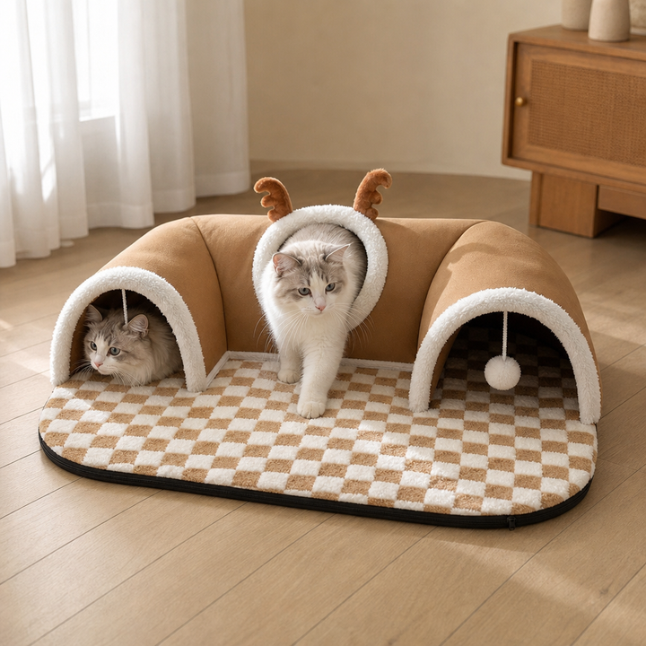 Katzen Tunnel Bett 3 In 1
