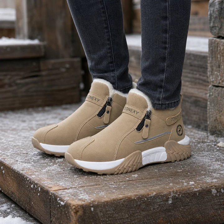 Botas de invierno forradas con cremallera