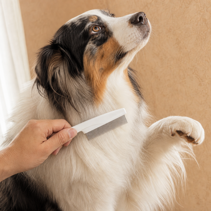 Haustier Flohkamm Feiner Zinken Für Hunde Und Katzen