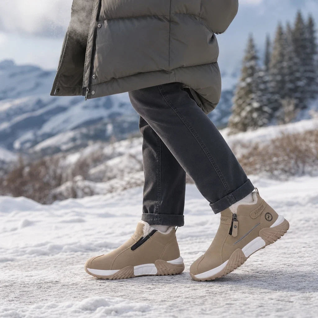 Botas de invierno forradas con cremallera