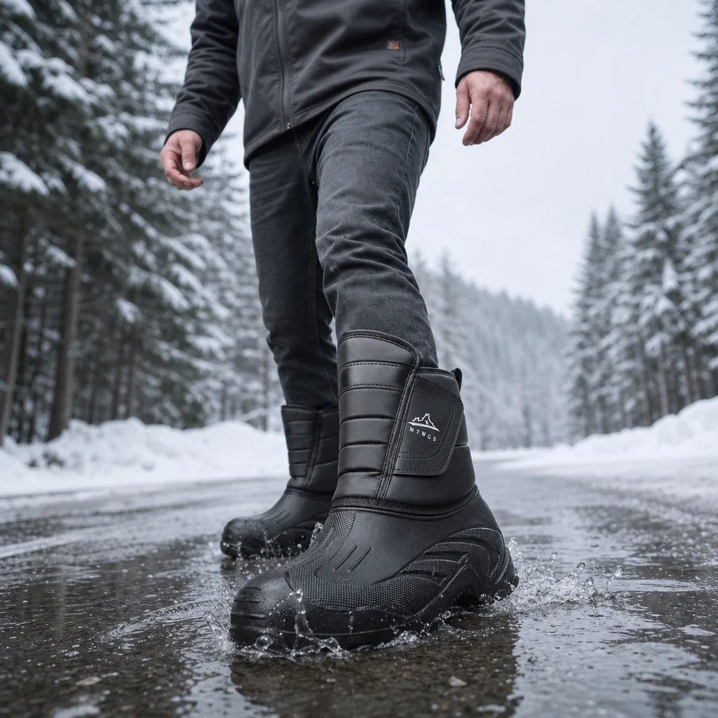 Bottes d’hiver fourrées à enfiler
