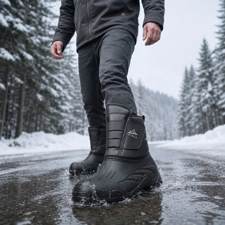 Bottes d’hiver fourrées à enfiler