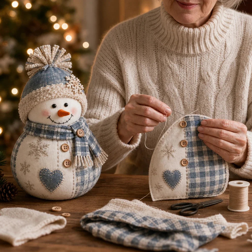 Sewing kit for patchwork fabric figures