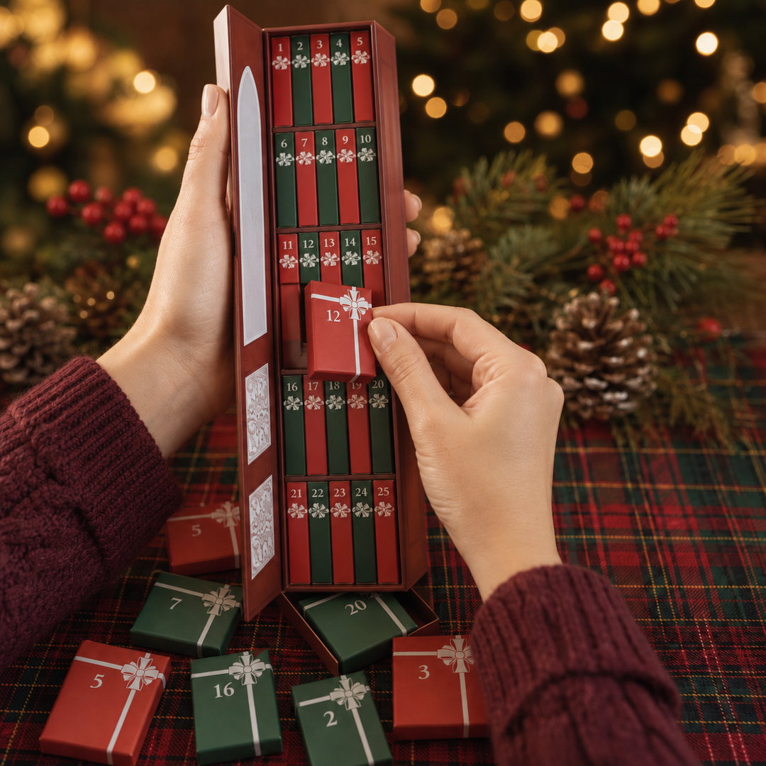 Adventskalender Miniaturbücher Weihnachten