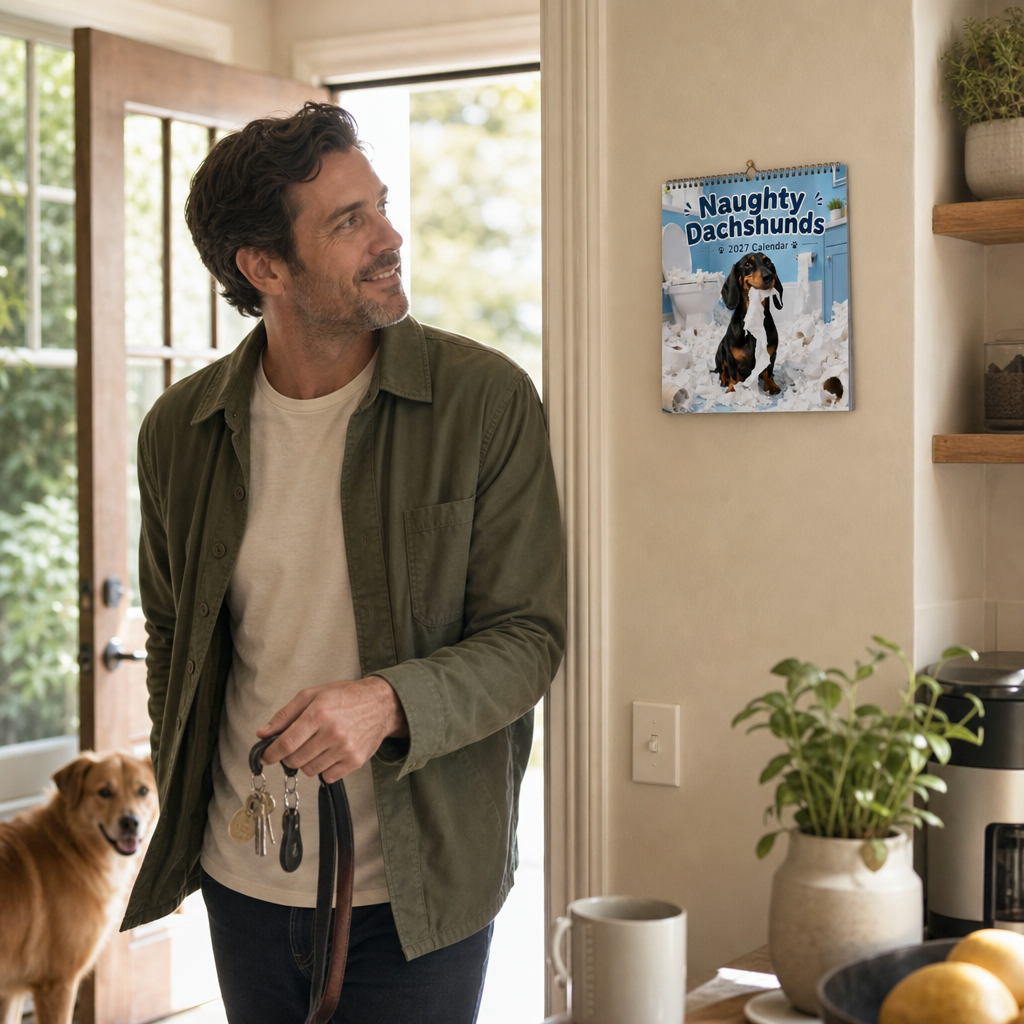 Dackel Wandkalender Niedliche Hunde Dekoration