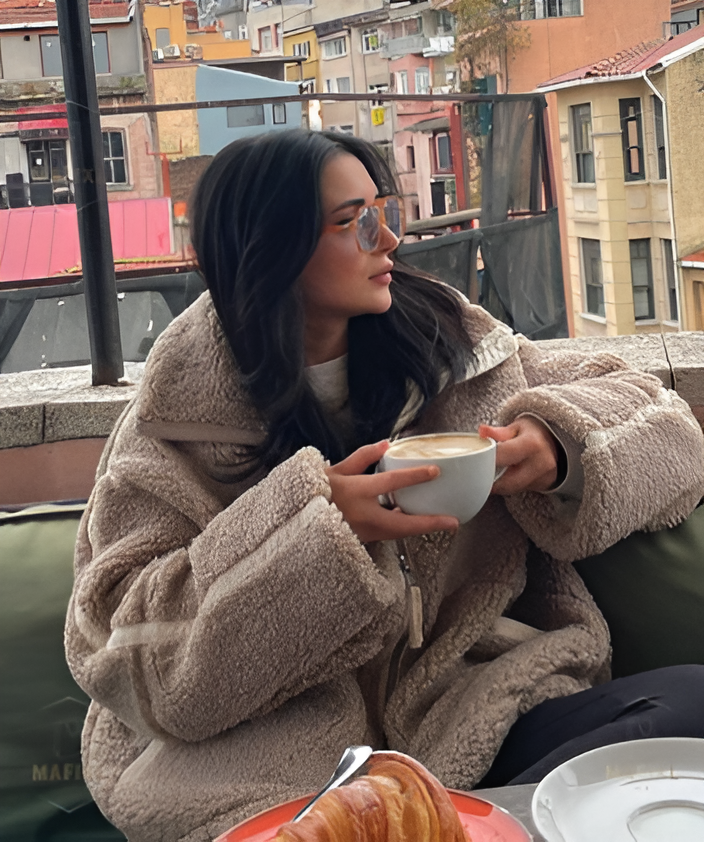 Talia | Warm Teddy Jacket