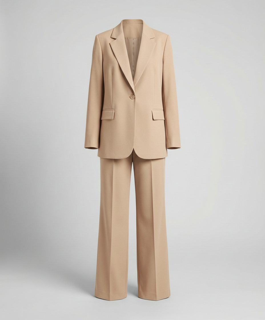 Tailleur-pantalon pour femme avec pantalon droit