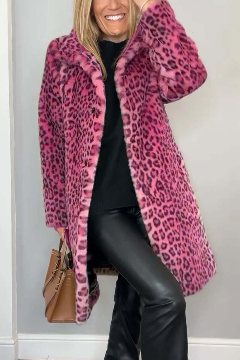 Dajana - Mantel con estampado de leopardo