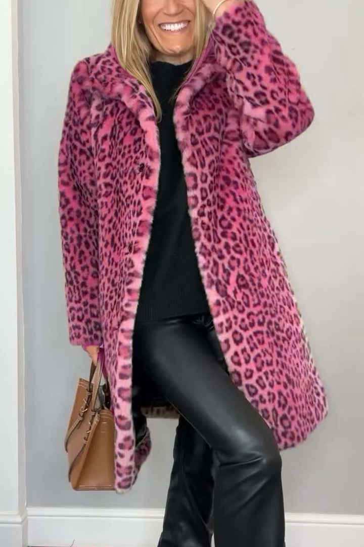 Dajana - Mantel con estampado de leopardo