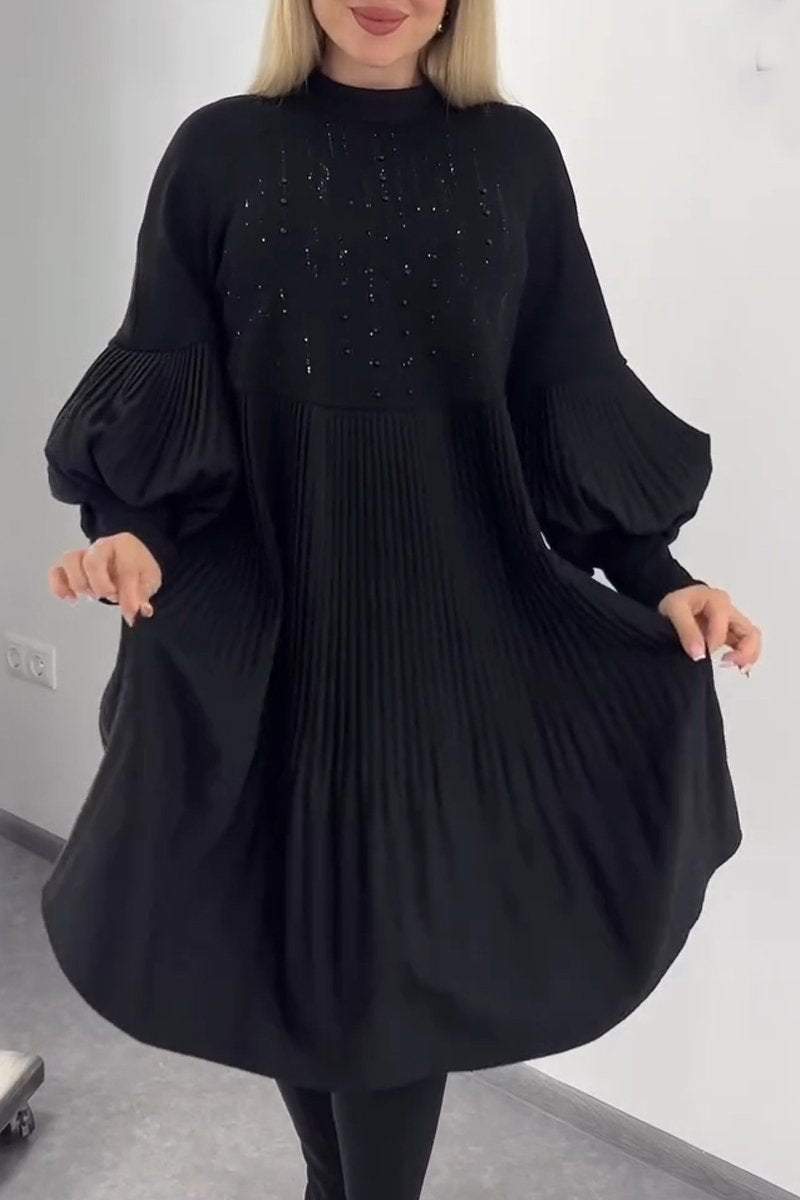 Adrienne - pleated dress
