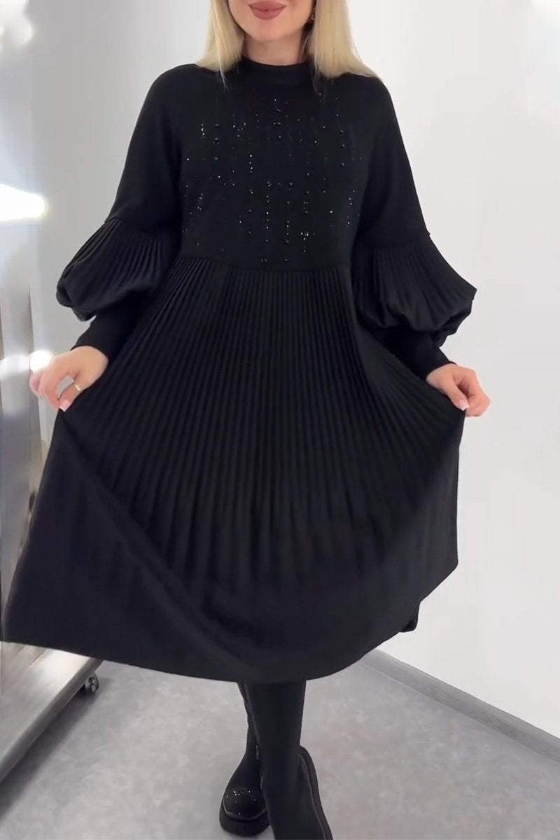 Adrienne - pleated dress
