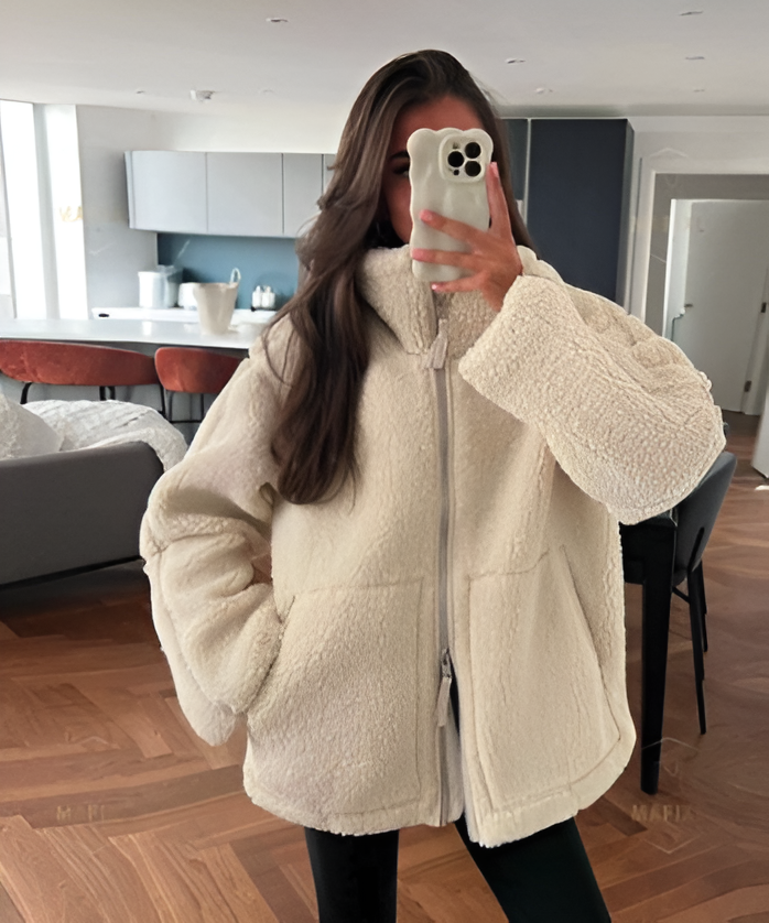 Talia | Warm Teddy Jacket
