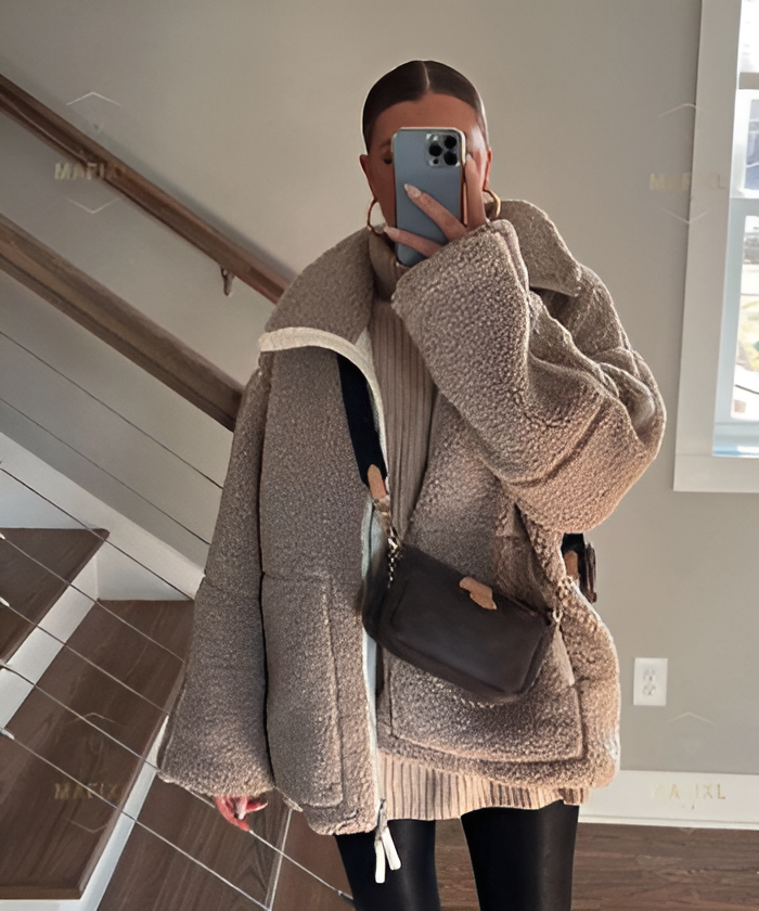 Talia | Warm Teddy Jacket