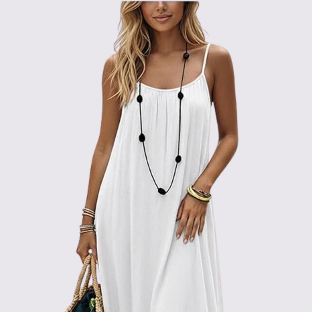 Nuance Rückenfreies Sommerkleid - Luftig Leicht & Verstellbar