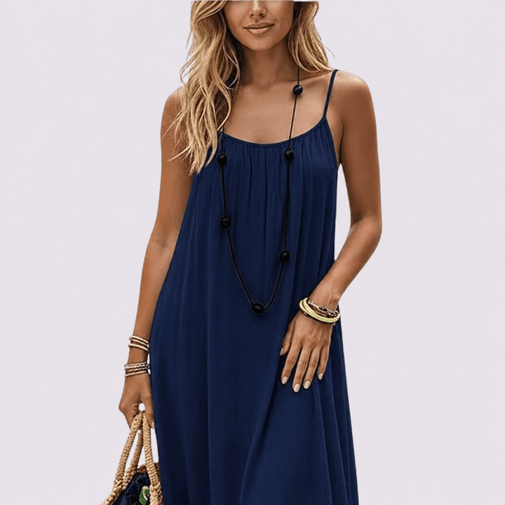 Nuance Rückenfreies Sommerkleid - Luftig Leicht & Verstellbar