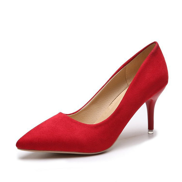 Classic pointed high heels | Vegan premium material | Nude stiletto