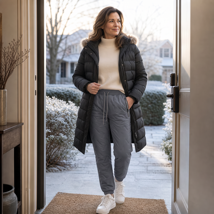 Damen Thermohose Fleece-Gefüttert Wasserabweisend