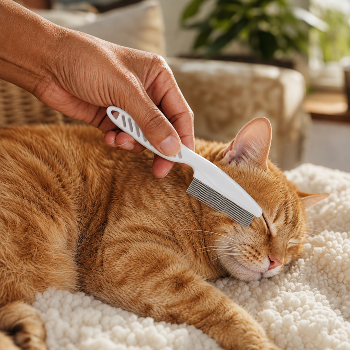 Haustier Flohkamm Feiner Zinken Für Hunde Und Katzen