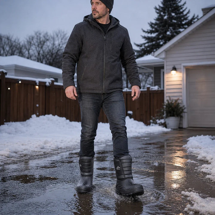 Bottes d’hiver fourrées à enfiler