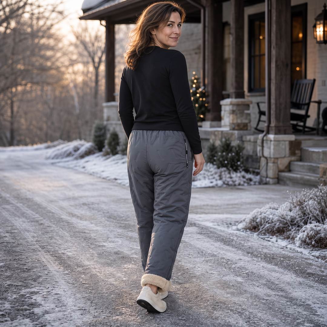 Damen Thermohose Fleece-Gefüttert Wasserabweisend