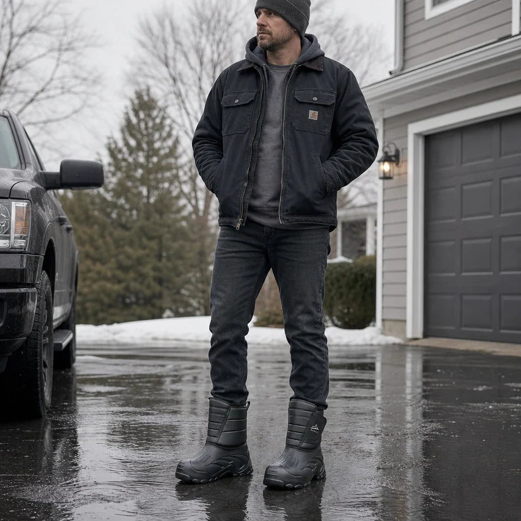 Bottes d’hiver fourrées à enfiler