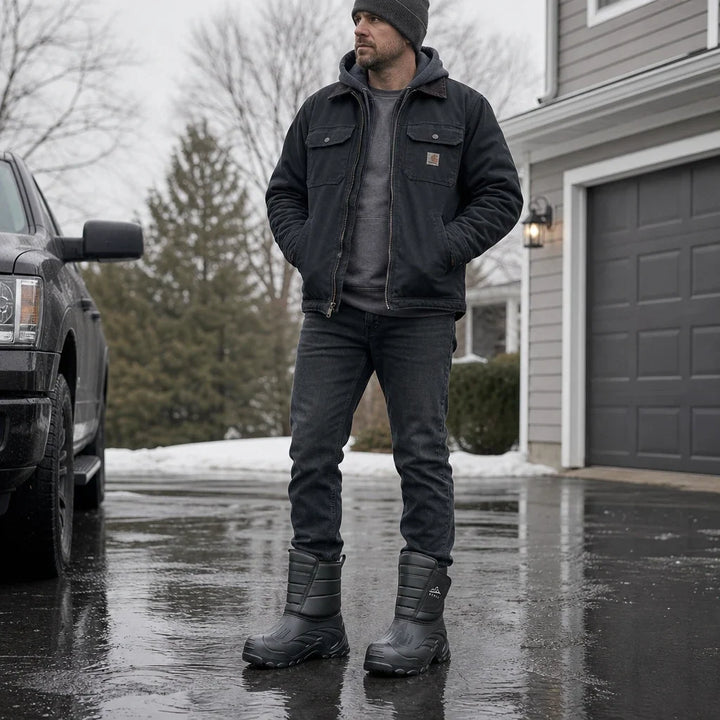 Bottes d’hiver fourrées à enfiler