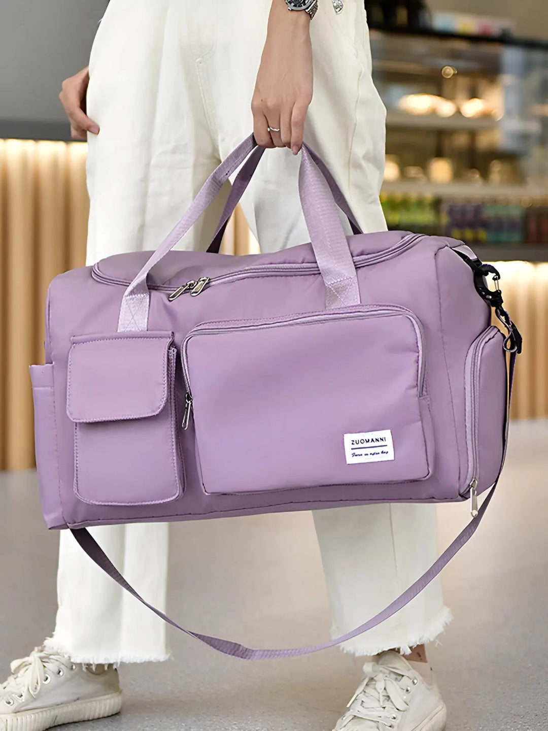 Large Waterproof Travel Bag – Sports & Weekend Bag for Women and Men