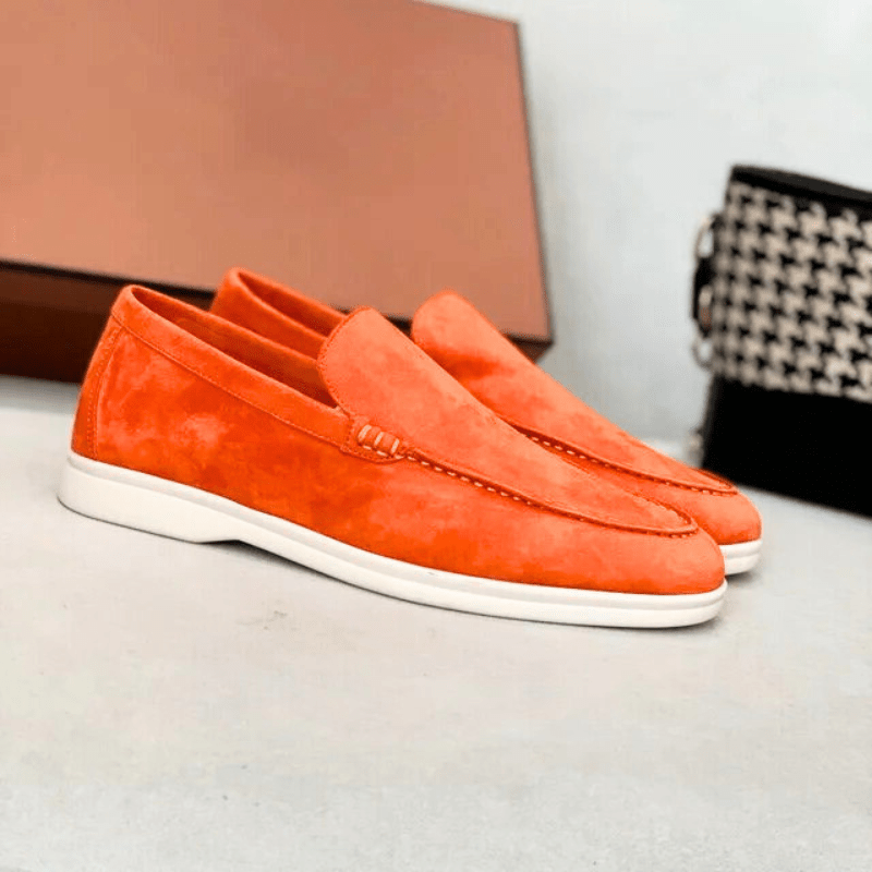 Herren Wildleder Slip-On Loafer – Bequeme Casual Alltagsschuhe