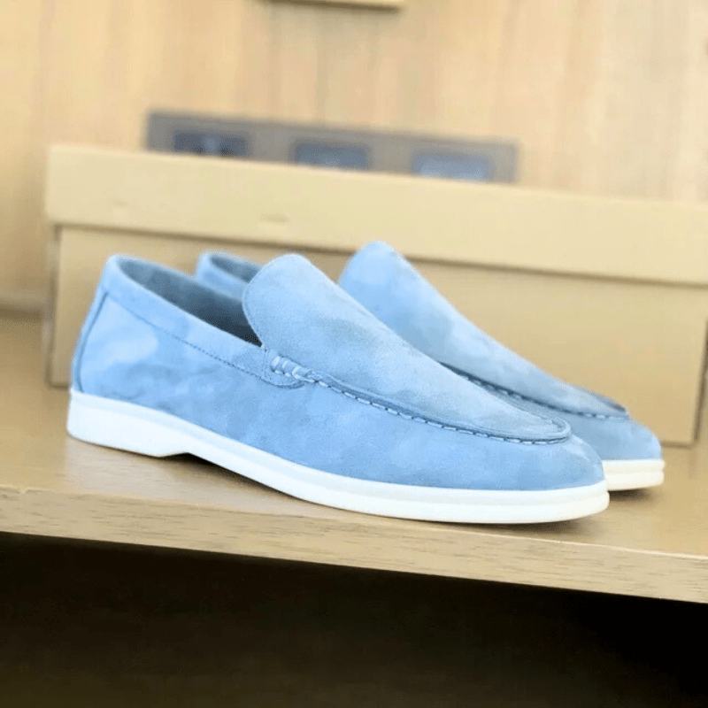 Herren Wildleder Slip-On Loafer – Bequeme Casual Alltagsschuhe