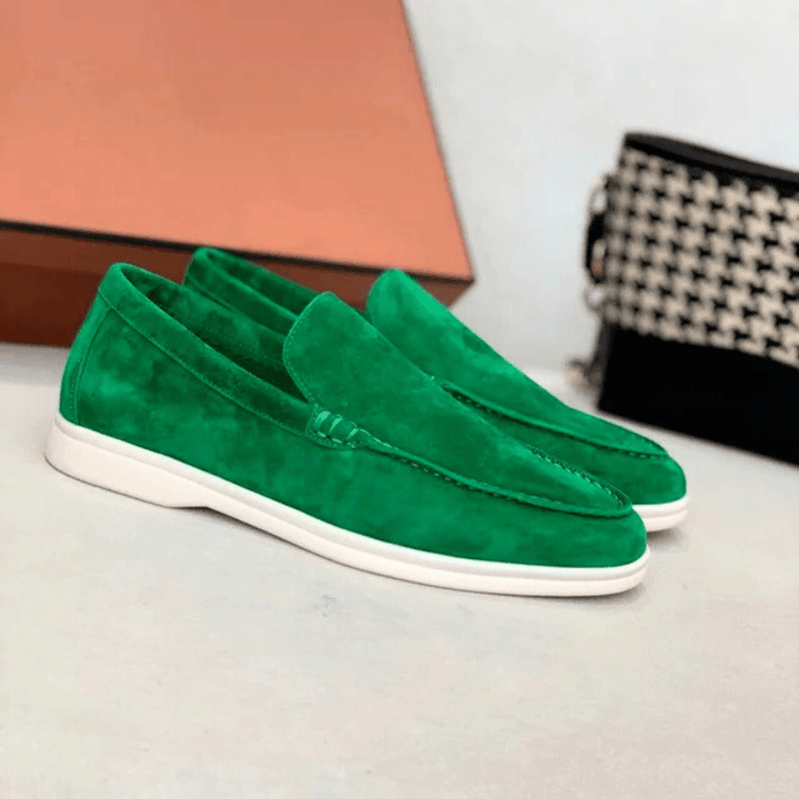 Herren Wildleder Slip-On Loafer – Bequeme Casual Alltagsschuhe