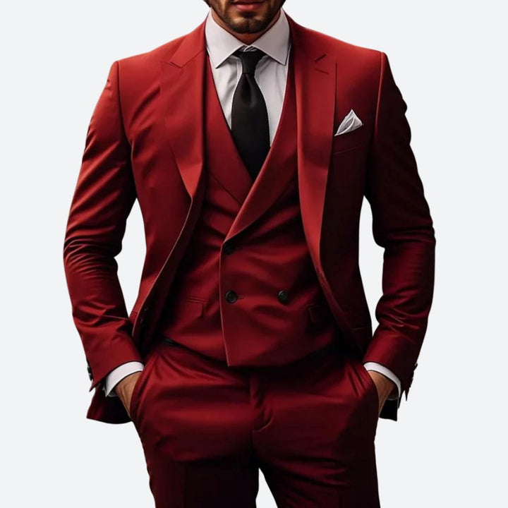 Three-piece men's suit – luxurious, elegant, and tailored style for formal occasions