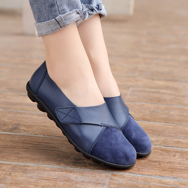 Chaussures confortables de haute qualité en cuir véritable et confortable Mocassins