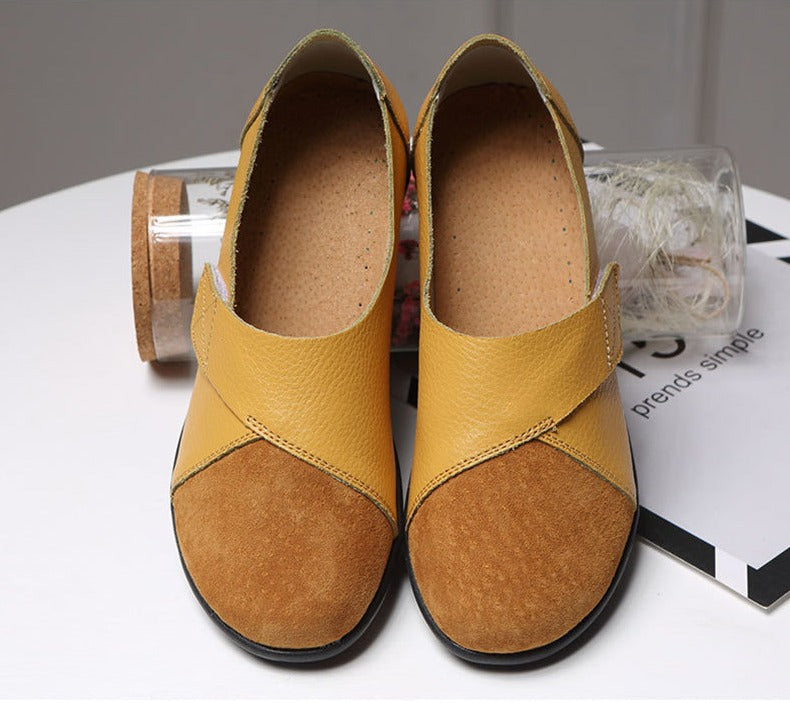 Chaussures confortables de haute qualité en cuir véritable et confortable Mocassins