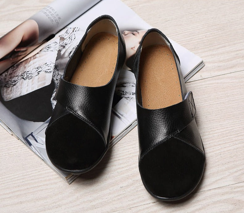 Chaussures confortables de haute qualité en cuir véritable et confortable Mocassins
