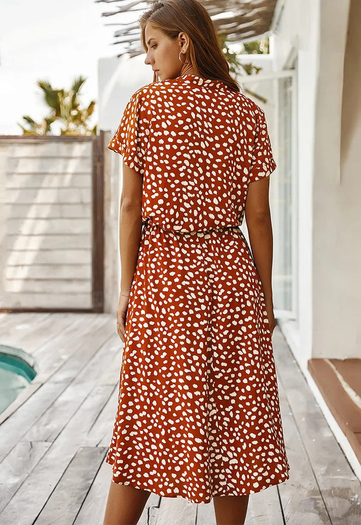 Airy Midi Summer Dress Women – Elegant, Light & Comfortable
