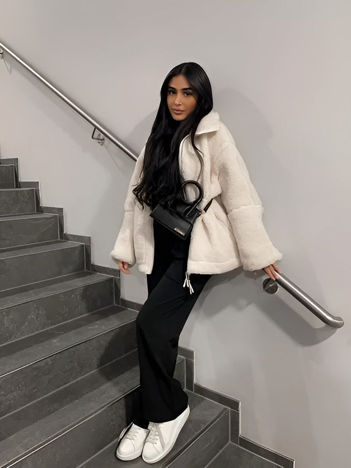 Talia | Warm Teddy Jacket