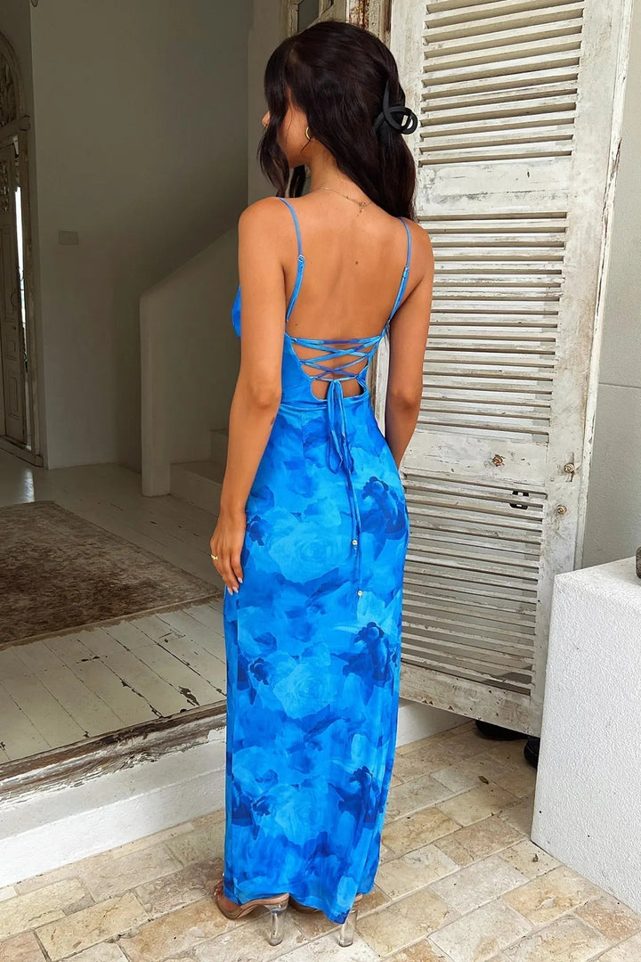 Luxuriöses elegantes Kleid für Damen aus atmungsaktivem Stoff – Cocktail- und Sommerlook