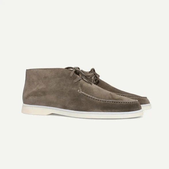 Men's Classic Suede Lace-Up Shoes – Elegant Formal Business Shoes
