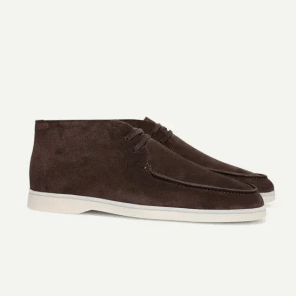 Men's Classic Suede Lace-Up Shoes – Elegant Formal Business Shoes