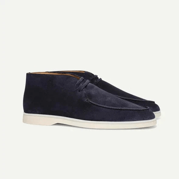 Men's Classic Suede Lace-Up Shoes – Elegant Formal Business Shoes