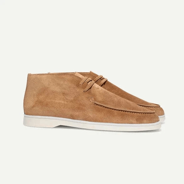 Men's Classic Suede Lace-Up Shoes – Elegant Formal Business Shoes