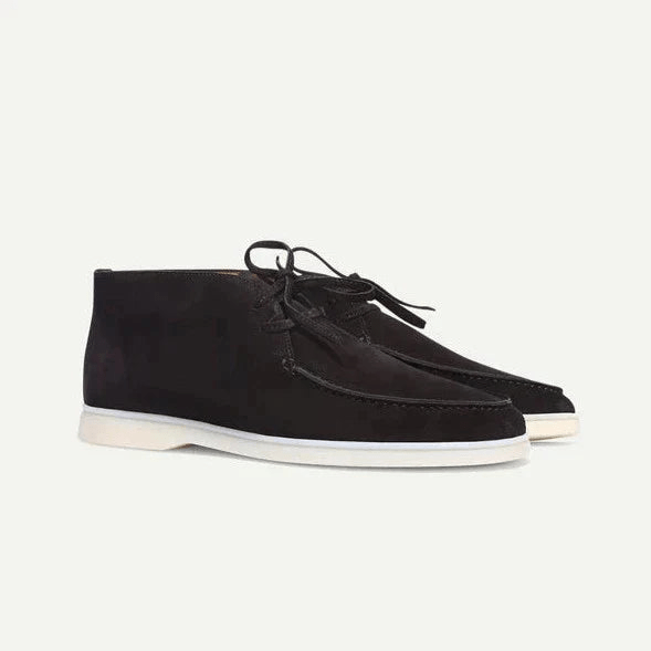 Men's Classic Suede Lace-Up Shoes – Elegant Formal Business Shoes