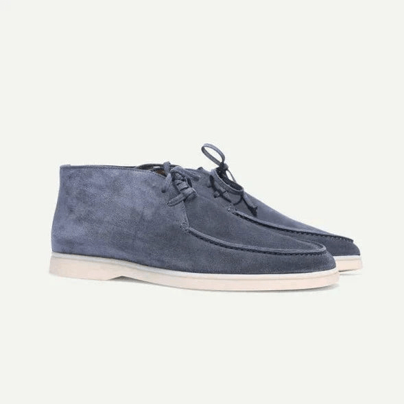 Men's Classic Suede Lace-Up Shoes – Elegant Formal Business Shoes