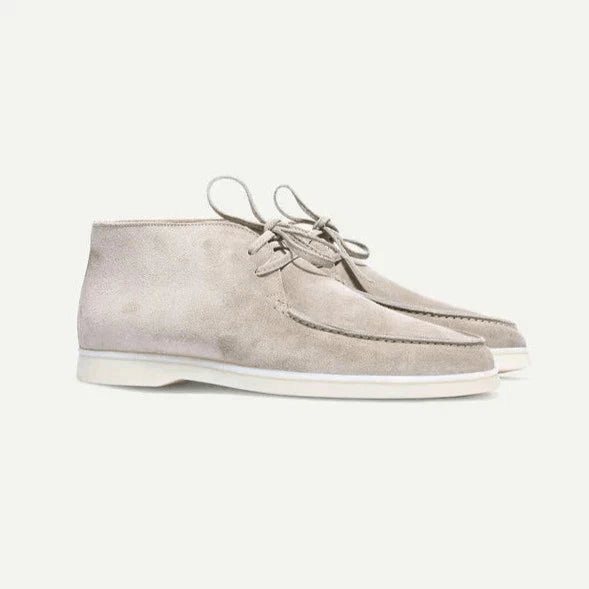 Men's Classic Suede Lace-Up Shoes – Elegant Formal Business Shoes